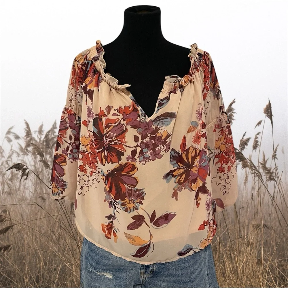 Altar’d State Boho Off Shoulder Top (S) - Picture 2 of 6